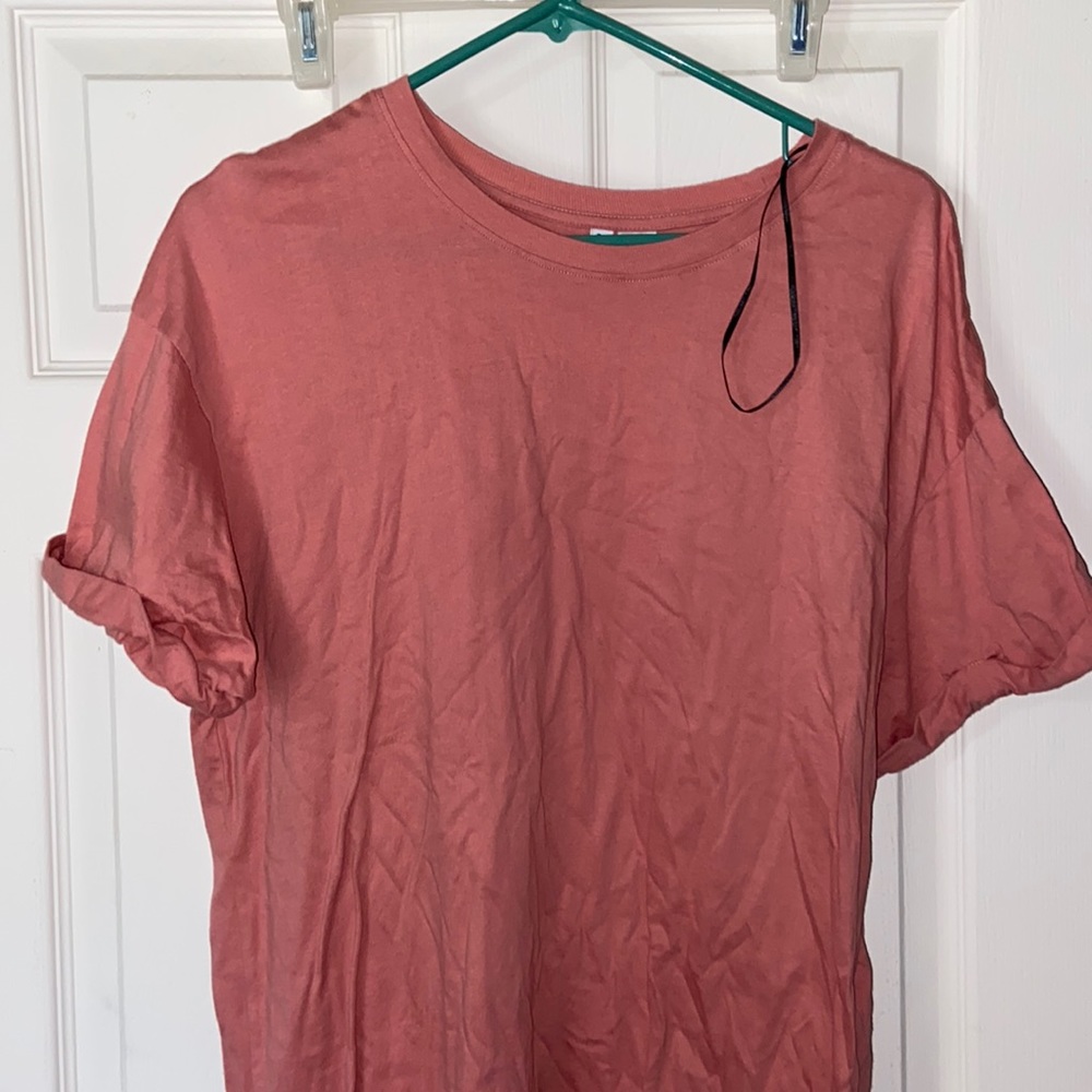 H&M pink shirt dress